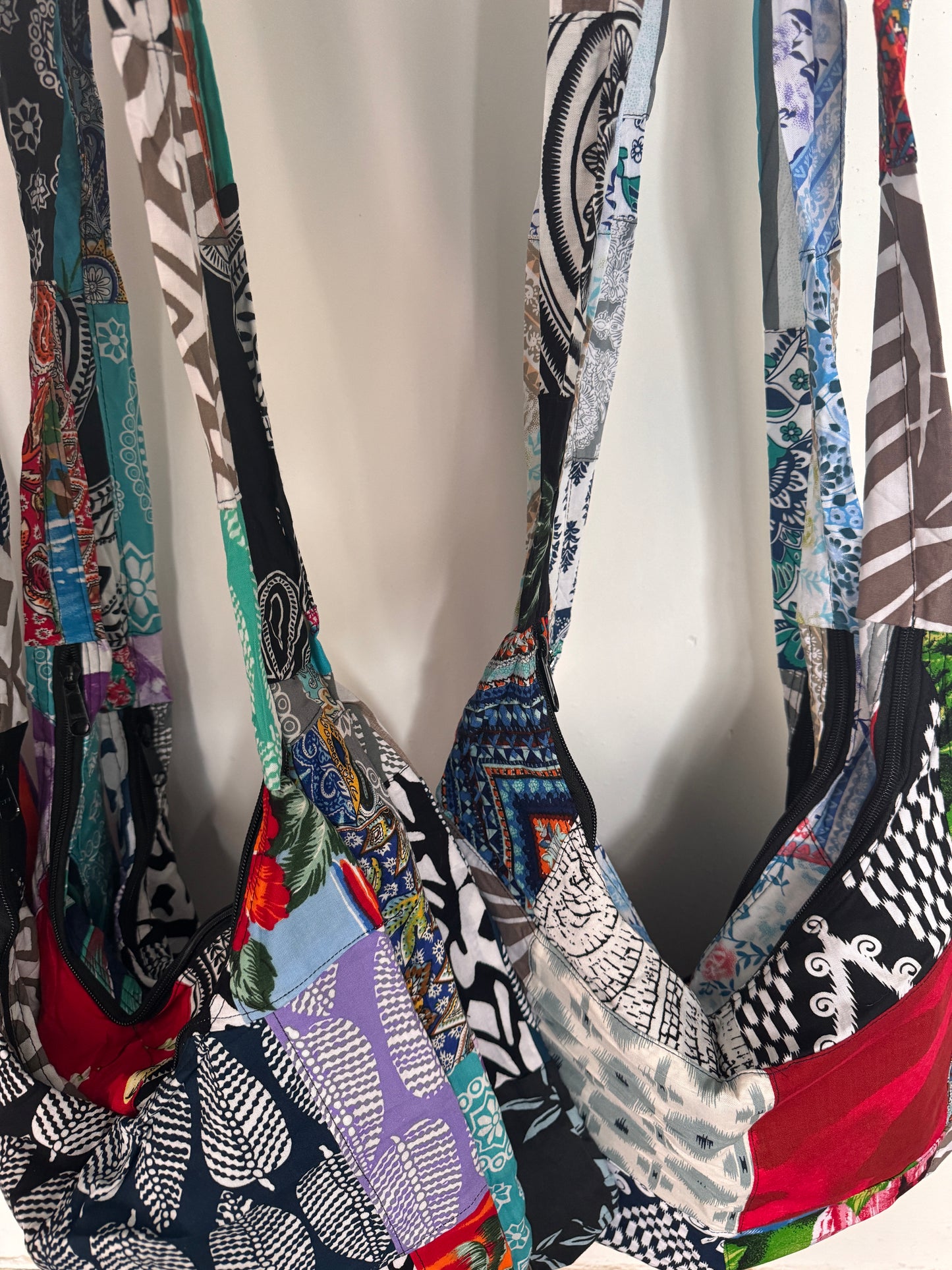 Patchwork Shoulder Bag - asst