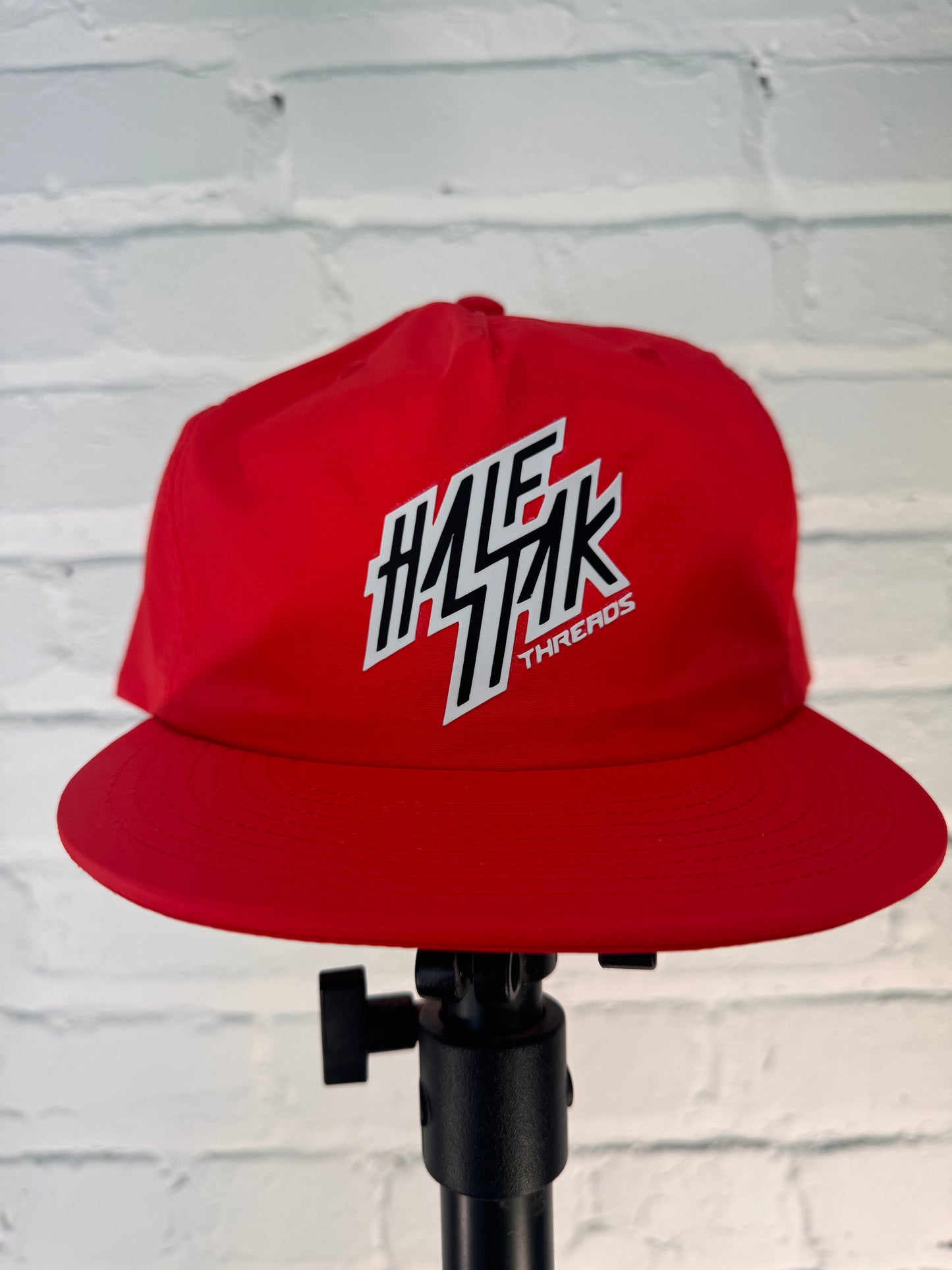 Half Stack Diecut Wordmark Hat - Red