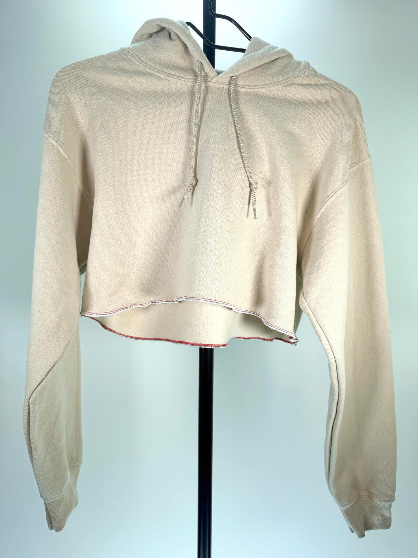 Half Stak Crop Top Hoodie