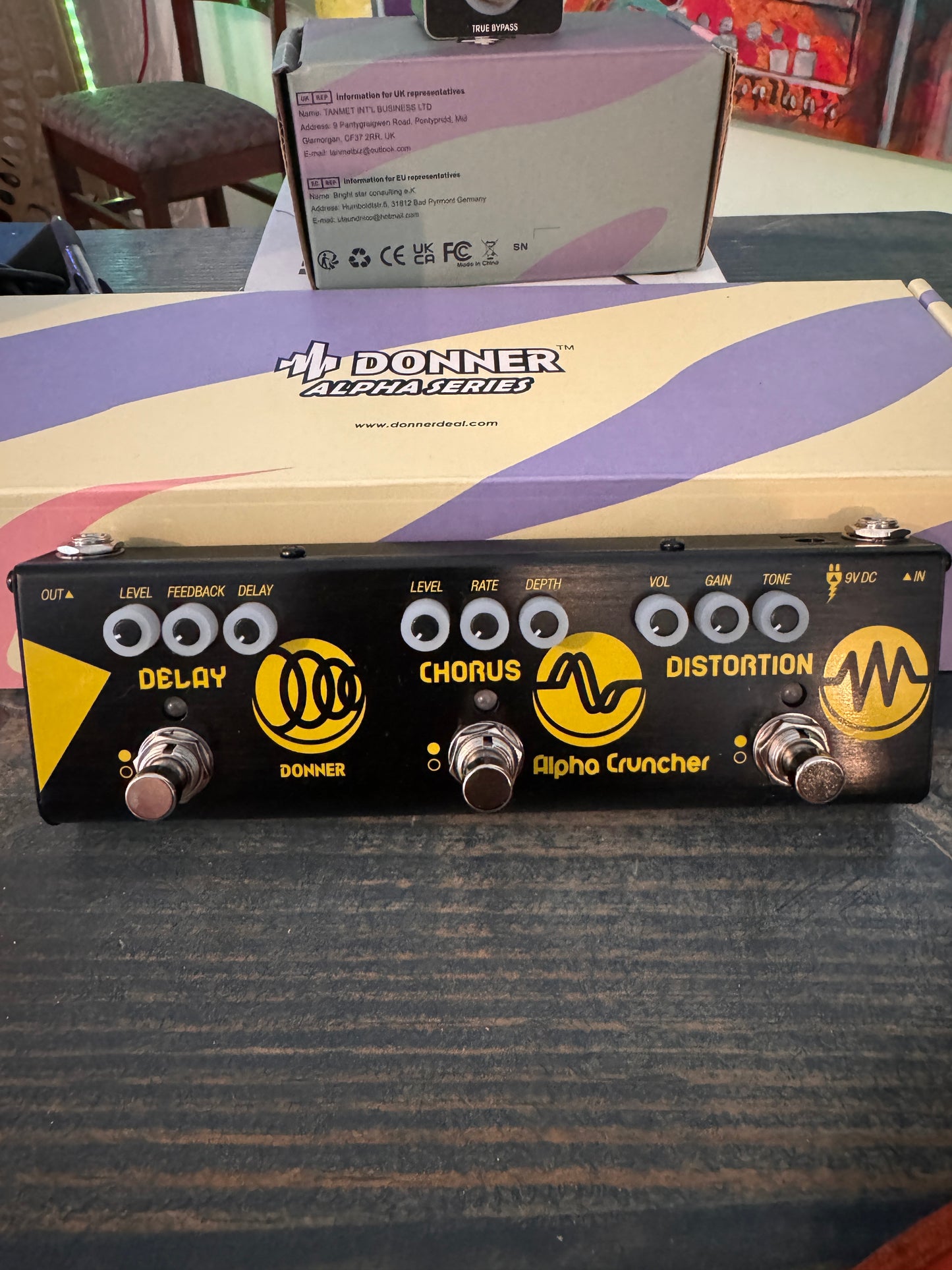 Donner Alpha Cruncher 3 - Effects Pedal