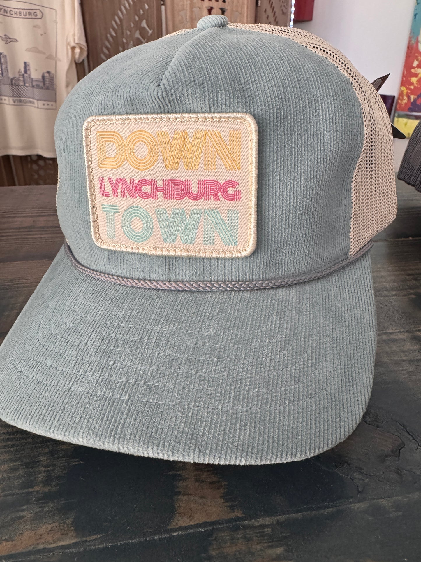 Downtown Lynchburg Hat - Baby Blue