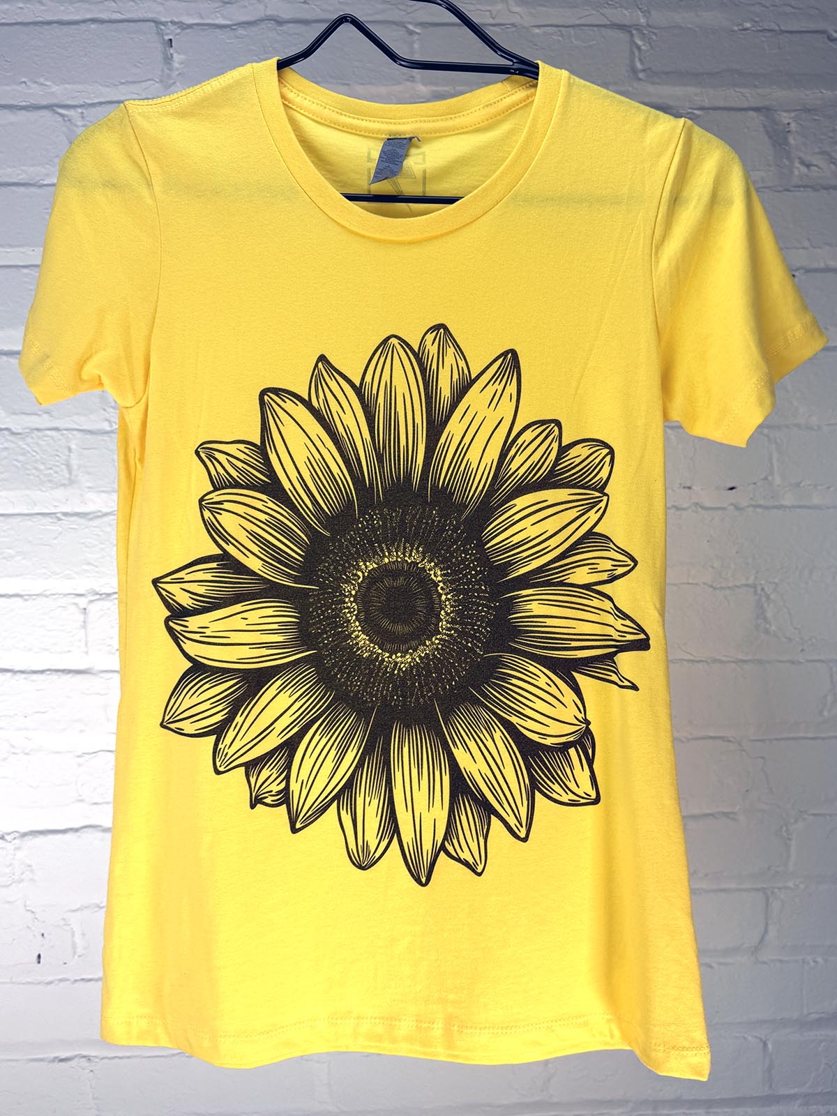 Ladies Sunflower Tshirt - Yellow