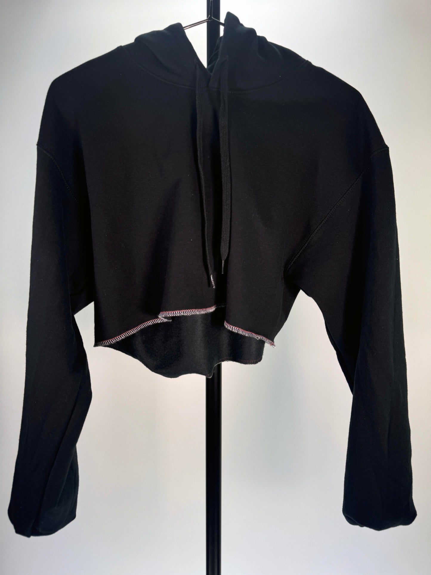Half Stak Crop Top Hoodie